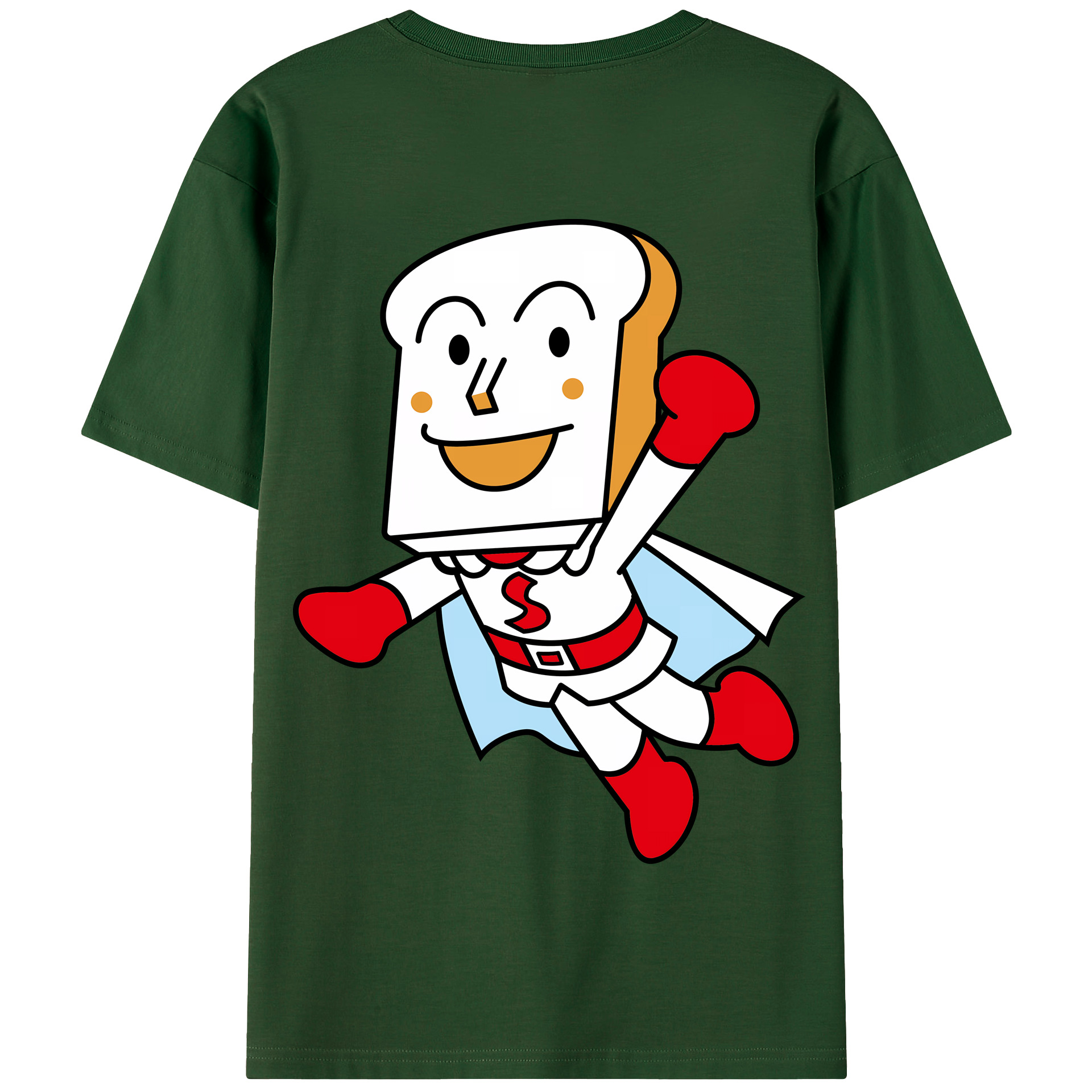 （画像用） アンパンマン Anpanman 綿100％半袖Tシャツ（背面プリント）